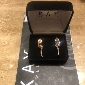LeVian Chocolate diamond 1/2 Carat earrings